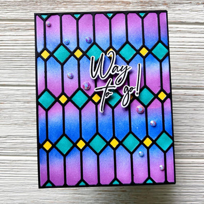 Pinkfresh Studio - Hot Foil Plate - Modern Script Sentiments. 1 piece hot foil plate to coordinate with the Modern Script Sentiments die. There is also a matching Modern Script Sentiments stamp set. Approximate Measurements: 4.25 x 5.5 inches. Available at Embellish Away located in Bowmanville Ontario Canada. Card example by brand ambassador.