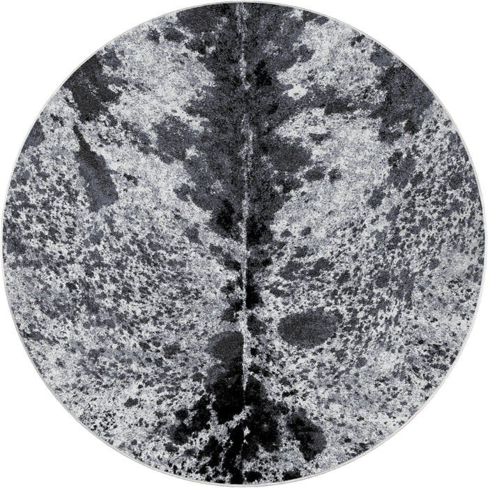 Image of an area rug, Pioneer Longhorn - Black And White