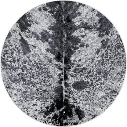 Image of an area rug, Pioneer Longhorn - Black And White