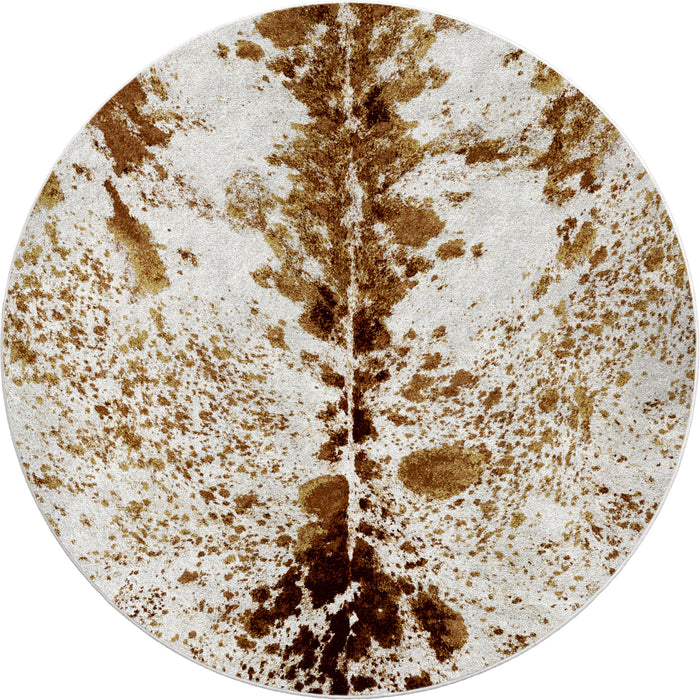 Image of an area rug, Pioneer Longhorn - Spotted Brindle