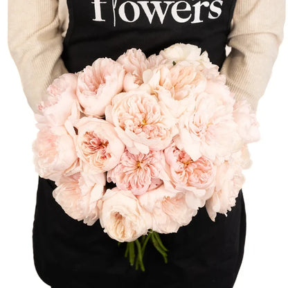 Pleasing Pink Garden Rose Apron - Image