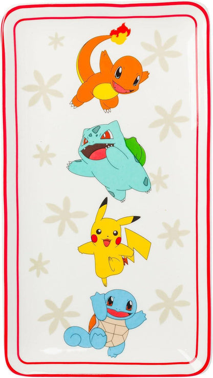 Pokemon Vertical Group Red Sun Boxed 3 pcs Ceramic Sushi Set