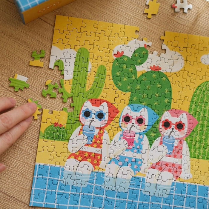 Poolside Chill | 196 Piece Jigsaw Puzzle