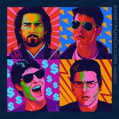 Daily_Deal_Shirts Magnets / 3"x3" / Navy Pop Tom Cruise