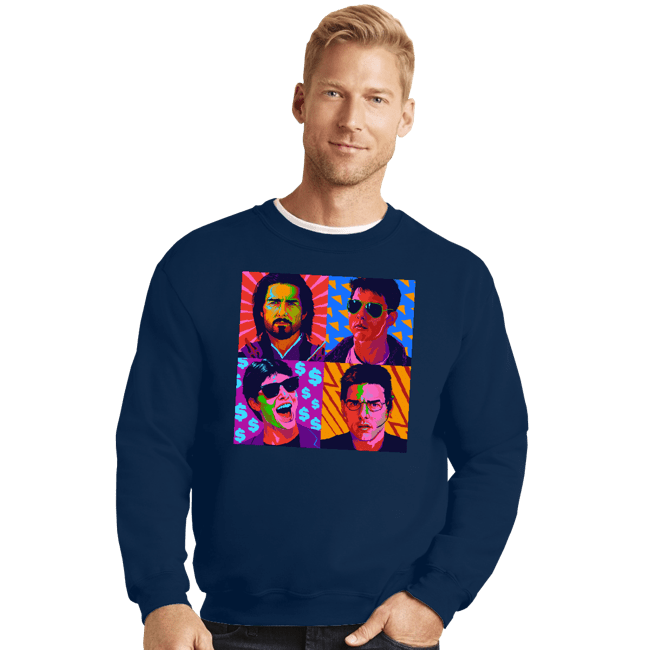 Crewneck Sweater, Unisex / Small / Navy