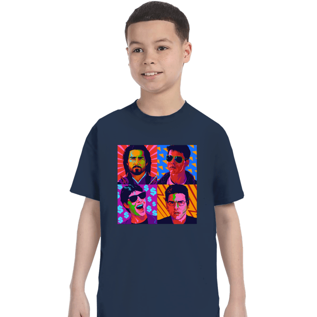 Daily_Deal_Shirts T-Shirts, Youth / XS / Navy Pop Tom Cruise