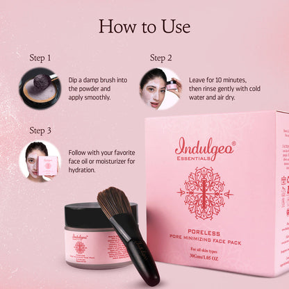 PORELESS - Pore Minimizing Clay Face Pack