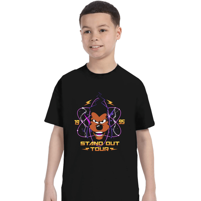 Shirts T-Shirts, Youth / XS / Black Powerline - World Tour