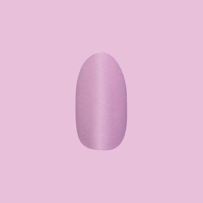 Prairie | Medium | Oval - Tab Press-On showing a medium oval purple press-on nail for an easy at home mani