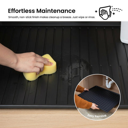 Premium Waterproof Under Sink Mat – 25" × 22"
