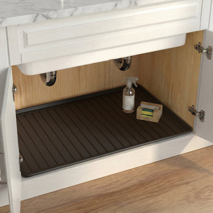 Premium Waterproof Under Sink Mat – 31" × 22"