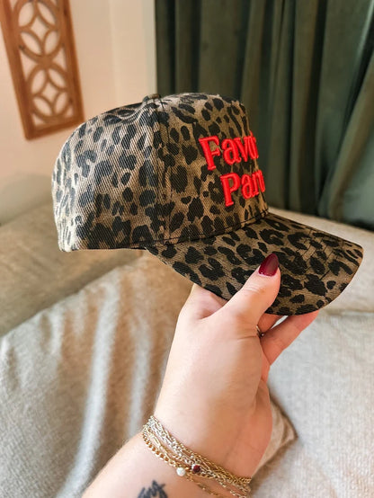 PREORDER: Favorite Parent Leopard Cap // ships in 1-2 weeks