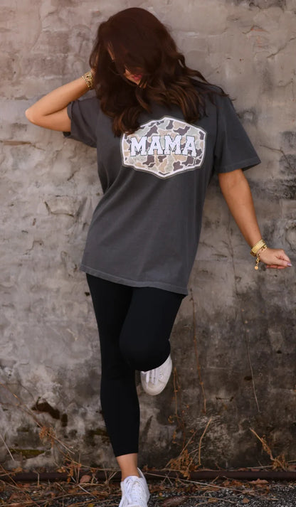 PREORDER: Mama Camo Tee OR Long Sleeve Tee / ships in 2-3 weeks