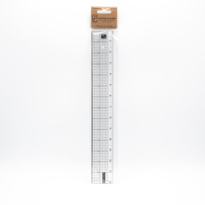 Prism Studio - 14" - Zero Centre Design Ruler. Available at Embellish Away located in Bowmanville Ontario Canada.