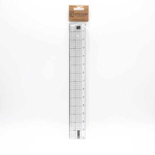 Prism Studio - 14" - Zero Centre Design Ruler. Available at Embellish Away located in Bowmanville Ontario Canada.