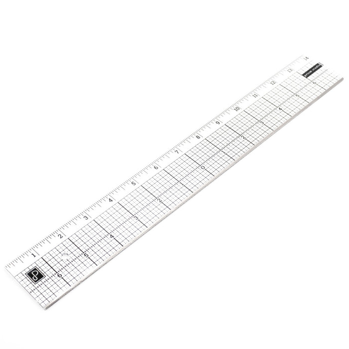 Prism Studio - 14" - Zero Centre Design Ruler. Available at Embellish Away located in Bowmanville Ontario Canada.