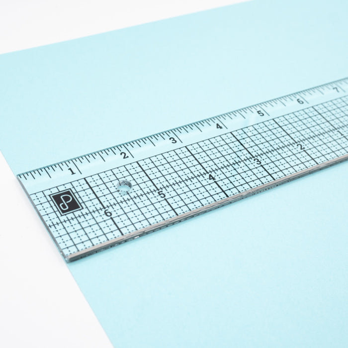 Prism Studio - 14" - Zero Centre Design Ruler. Available at Embellish Away located in Bowmanville Ontario Canada.