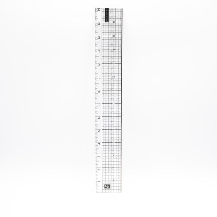 Prism Studio - 14" - Zero Centre Design Ruler. Available at Embellish Away located in Bowmanville Ontario Canada.