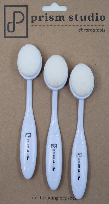 Prism Studio - Ink Blending Brushes - 3 Pack. Seamless blending of inks and other mediums. Available at Embellish Away located in Bowmanville Ontario Canada.