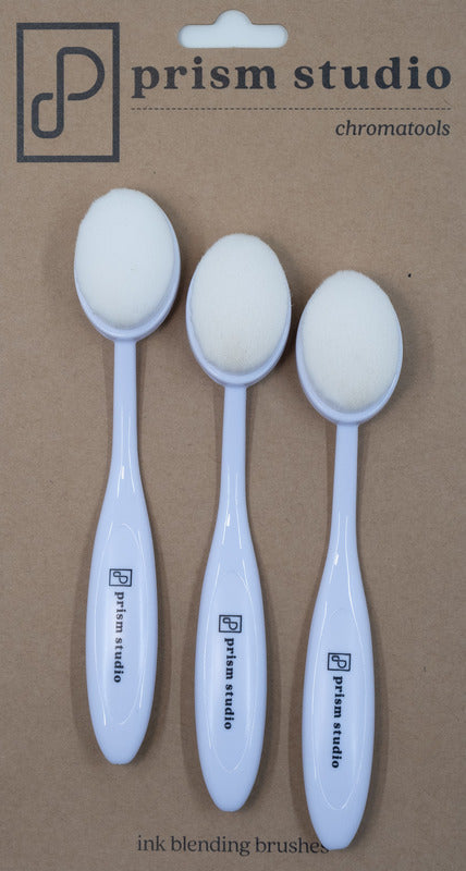 Prism Studio - Ink Blending Brushes - 3 Pack. Seamless blending of inks and other mediums. Available at Embellish Away located in Bowmanville Ontario Canada.