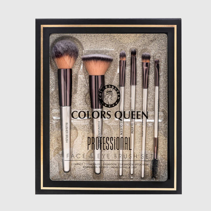 Professional Face & Eye Brush Set
