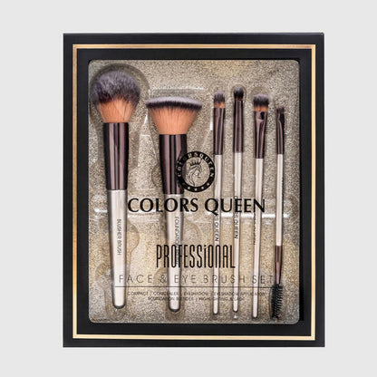 Professional Face & Eye Brush Set