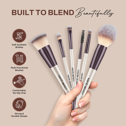 Professional Face & Eye Brush Set