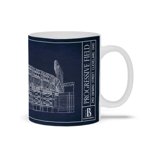 Progressive Field Ceramic Mug