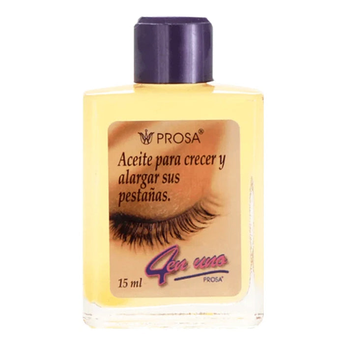 Prosa 4 In 1 Eyelashes Growth Oil Serum 0.5oz/ 15ml