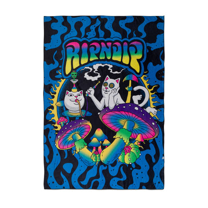 RIPNDIP Psychedelic Garden Fleece Blanket  (Multi)