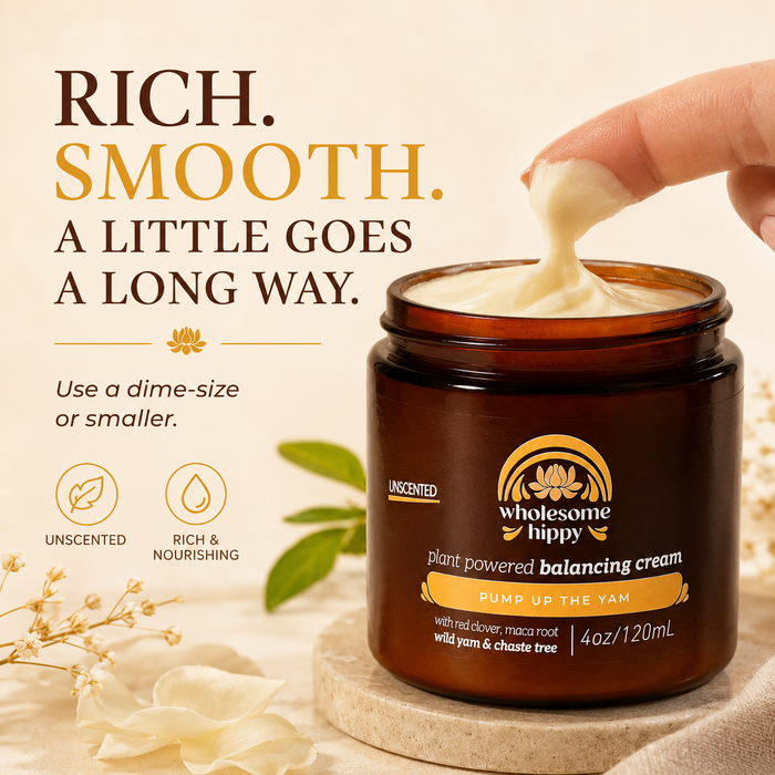 Pump Up The Yam - Wild Yam Balancing Cream | 4oz | Unscented