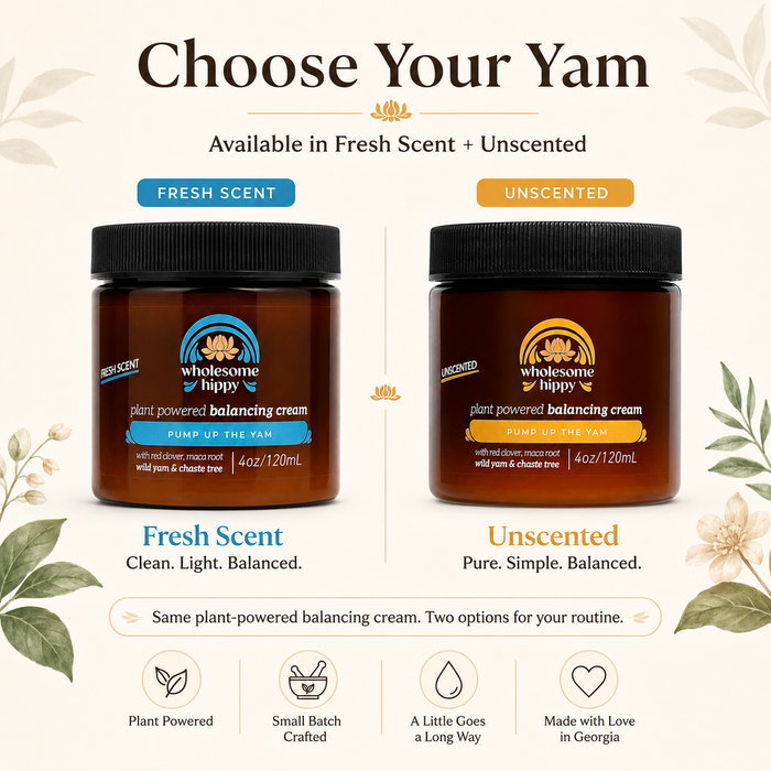 Pump Up The Yam - Wild Yam Balancing Cream | 4oz | Unscented