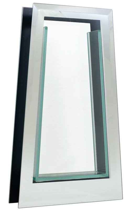 PYRAMID MIRROR TRIM VASE - 8-Piece per Pack