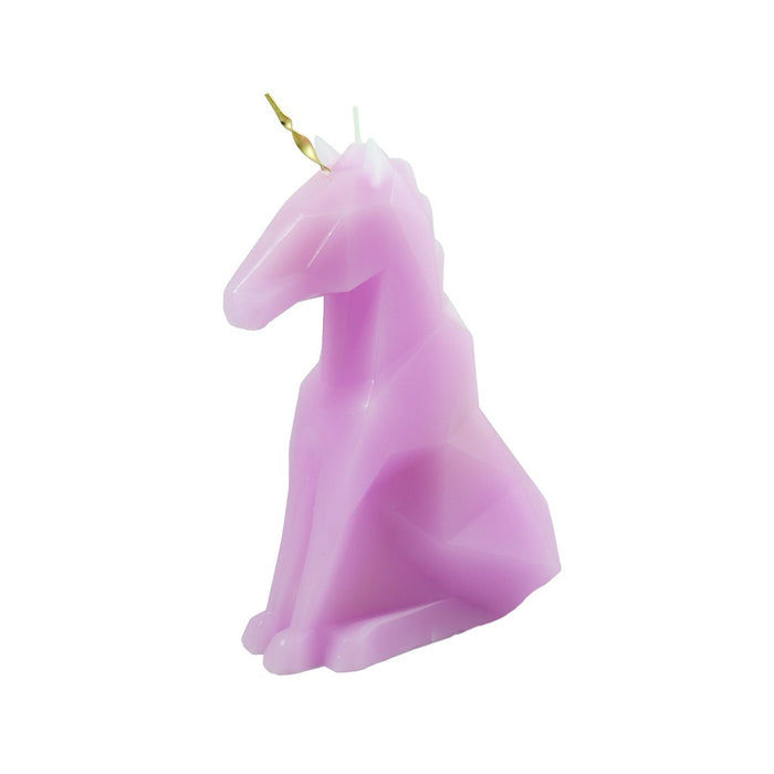 Unicorn pyropet. The melting pet candle. Candle with a skeleton inside. - Candlestock.com