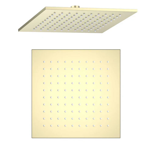Quadra 10" Metal Thin Profile Rain Shower Head 1.75 GPM RS105
