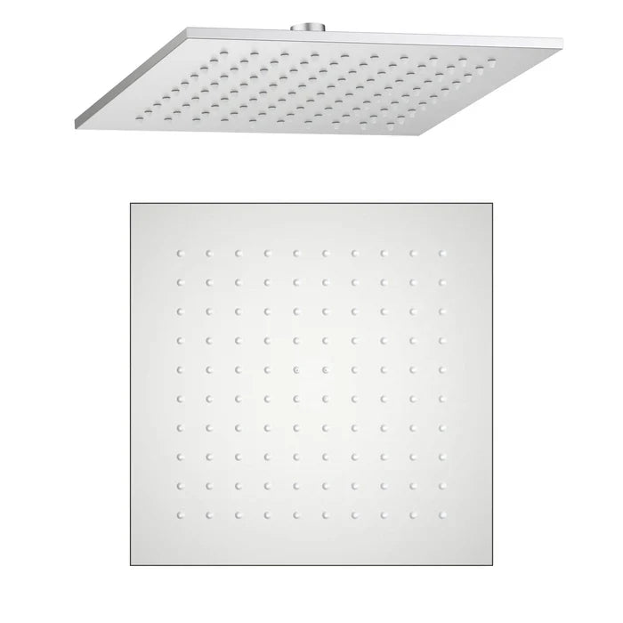 Quadra 10" Metal Thin Profile Rain Shower Head 1.75 GPM RS105