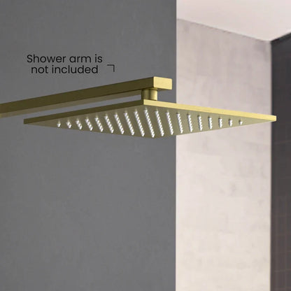 Quadra 10" Metal Thin Profile Rain Shower Head 1.75 GPM RS105