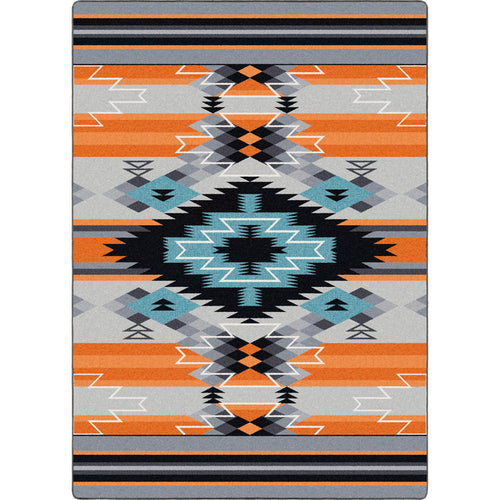 Image of an area rug, Radio Waves - Fire