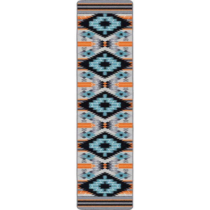 Image of an area rug, Radio Waves - Fire