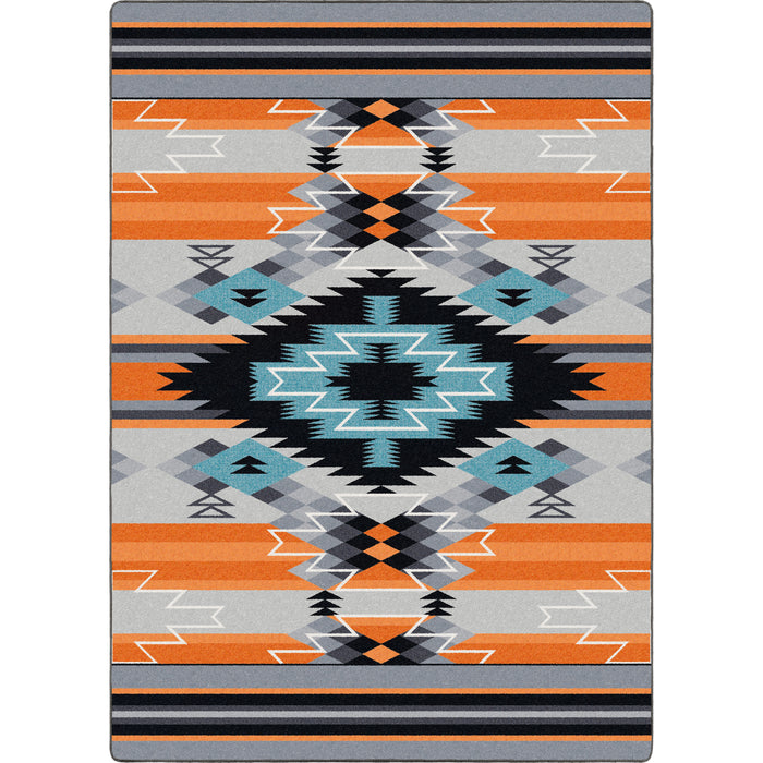 Image of an area rug, Radiowaves - Fire