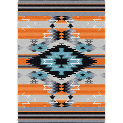 Image of an area rug, Radiowaves - Fire