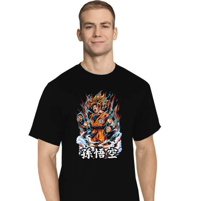 Shirts T-Shirts, Tall / Large / Black Rage Of A Super Saiyan