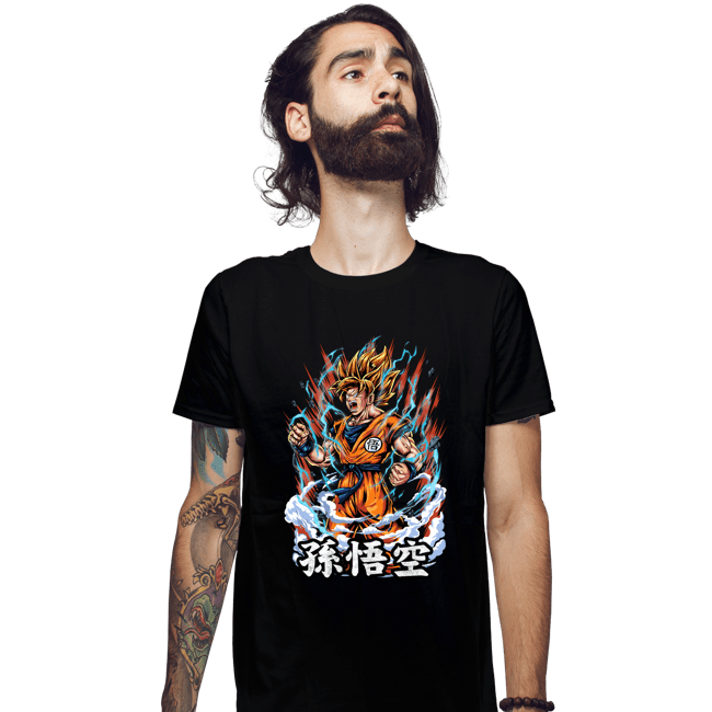 Shirts Fitted Shirts, Mens / Small / Black Rage Of A Super Saiyan