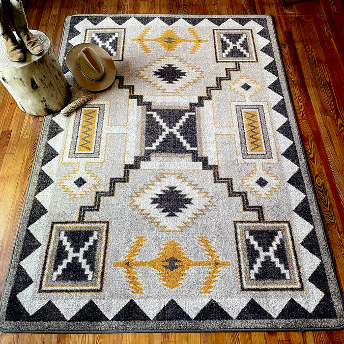 Image of an area rug, Rain Giver - Obsidian
