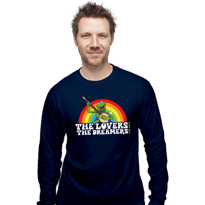 Long Sleeve Shirts, Unisex / Small / Navy