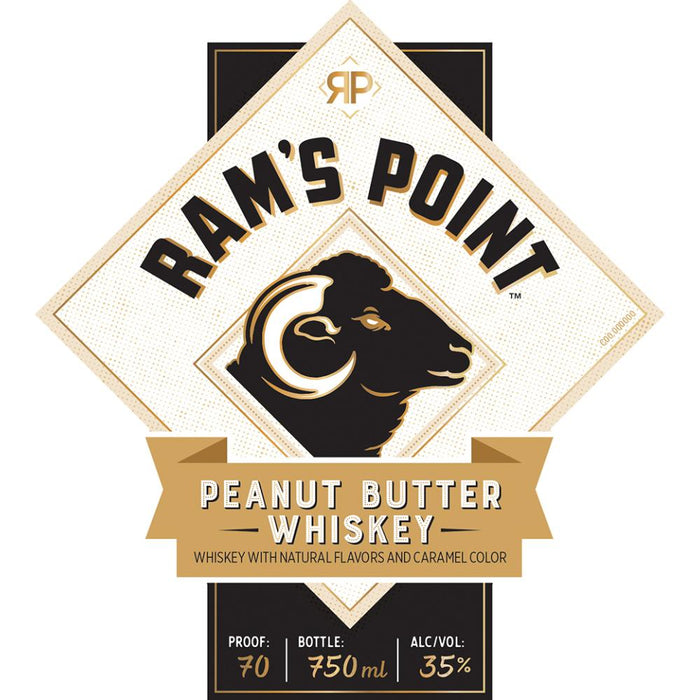 Ram's Point Peanut Butter Whiskey American Whiskey Sazerac