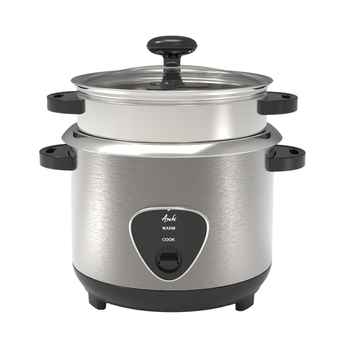 RC-102 ASAHI 1.8L V2 ALL SS R.COOKER W/ STEAMER