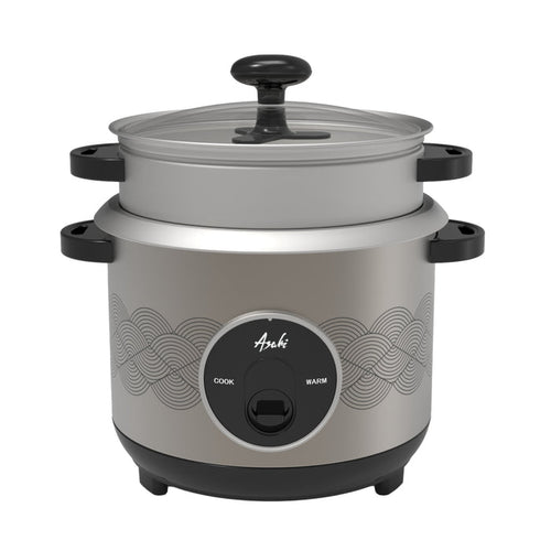 RC-103 ASAHI 1.8L V2 CHAMPAGNE R.COOKER W/ STEAMER