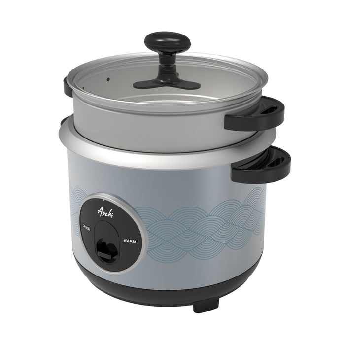 RC-103 ASAHI 1.8L V2 MET.BLUE R.COOKER W/ STEAMER