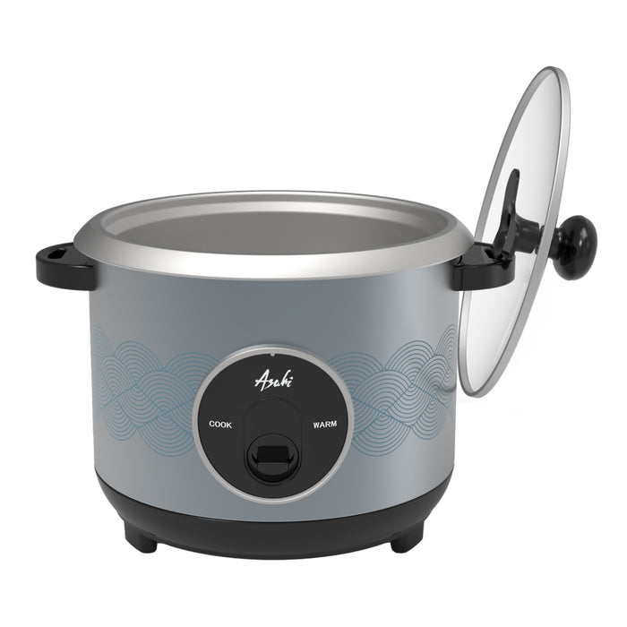 RC-103 ASAHI 1.8L V2 MET.BLUE R.COOKER W/ STEAMER